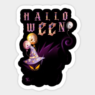 Halloween cat Sticker